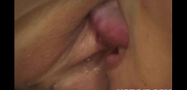  Nene Shizuki gets vibrator and dong in pussy